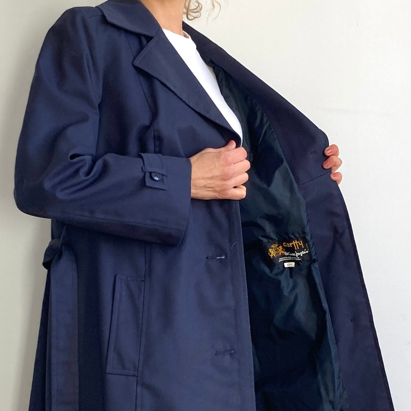 Blue Trench Coat