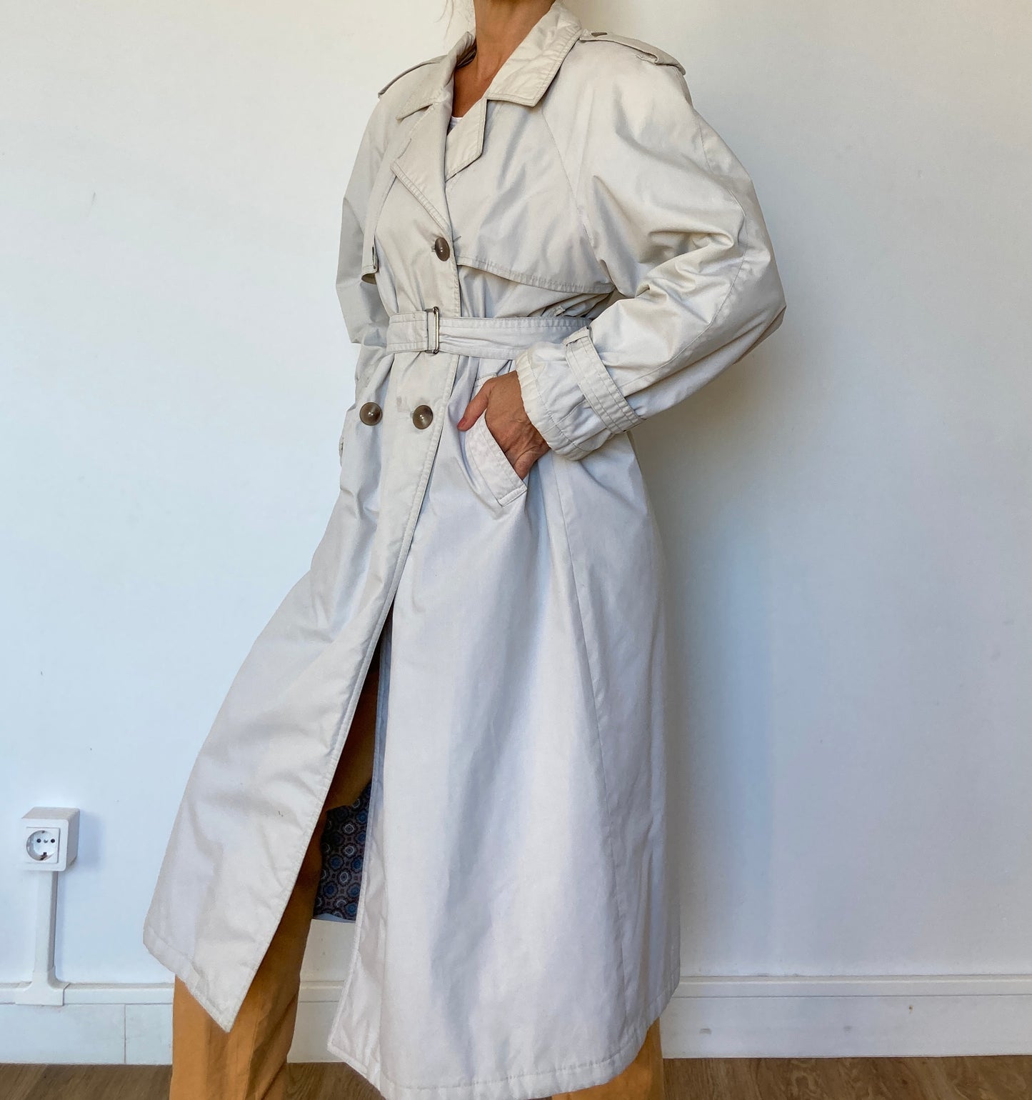 Ivory Trench Coat