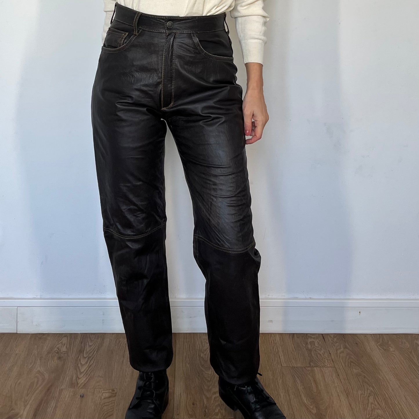 Brown Leather trousers