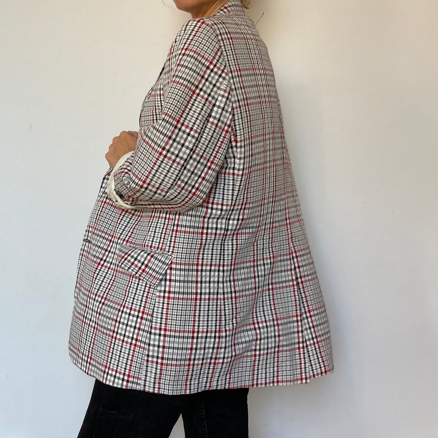 Plaid Blazer