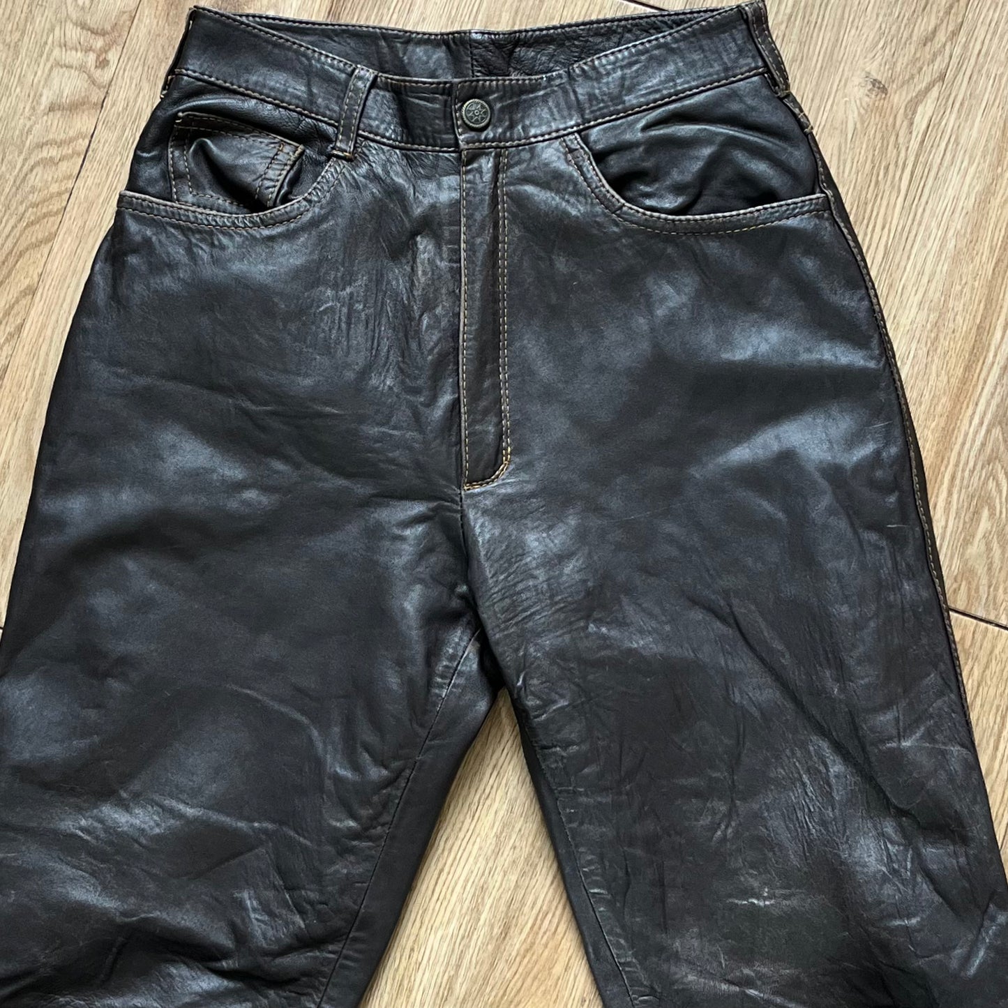 Brown Leather trousers
