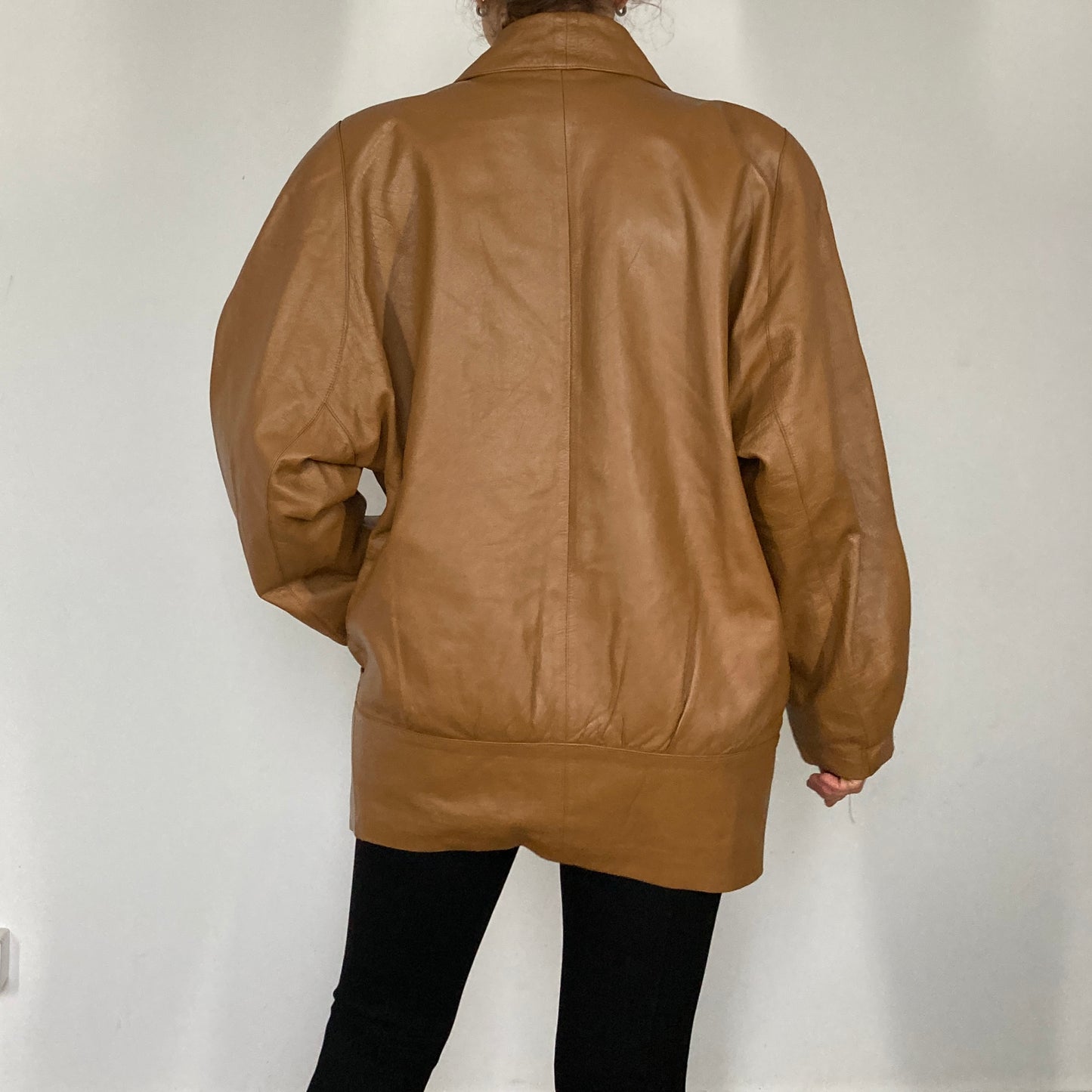 Lightweight Camel Leather jacket