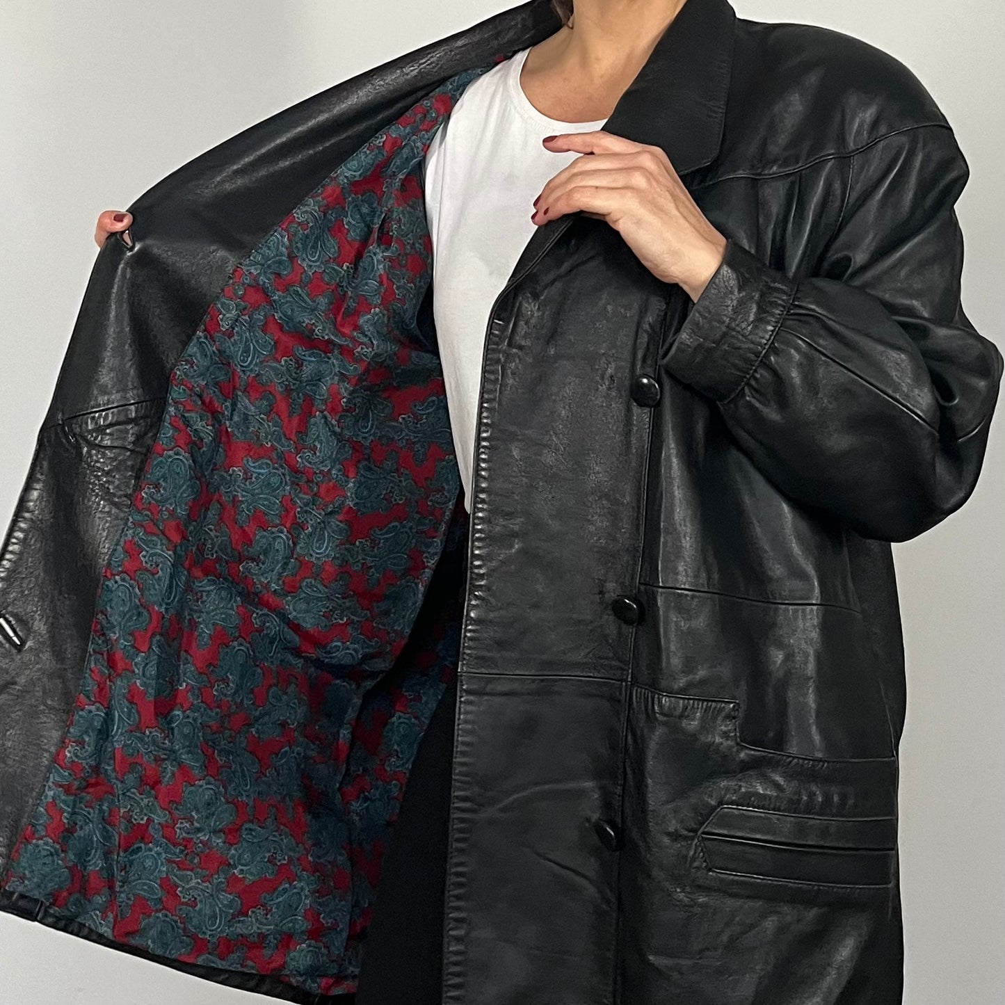 Overcoat Leather jacket