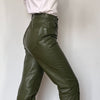 Green Leather trousers