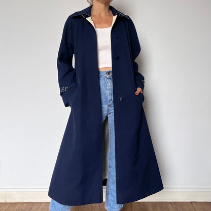 Vintage blue Trench Coat