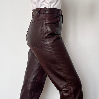 Brown Leather trousers