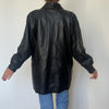 Vintage Leather Blazer Jacket