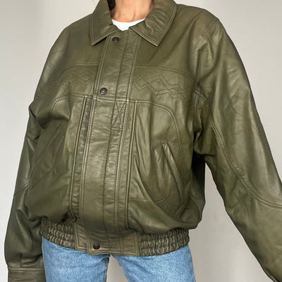 Vintage old stock green Bomber jacket