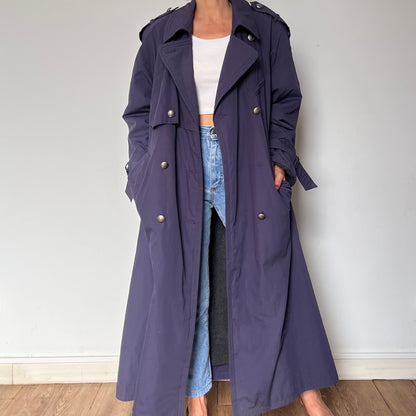 Vintage purple Trench Coat