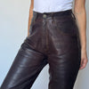 Brown Leather trousers