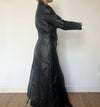 Vintage Fitted long trench coat