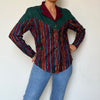 Vintage Western Cotton Blouse by Roughrider