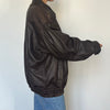 Vintage Brown Bomber leather jacket