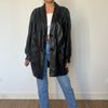 Vintage Leather Blazer Jacket