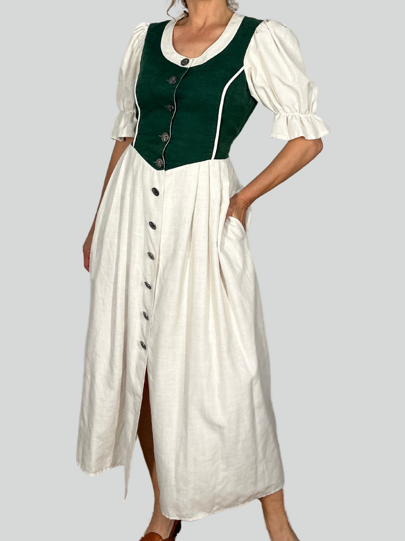 Traditional Austrian Dress with pockets