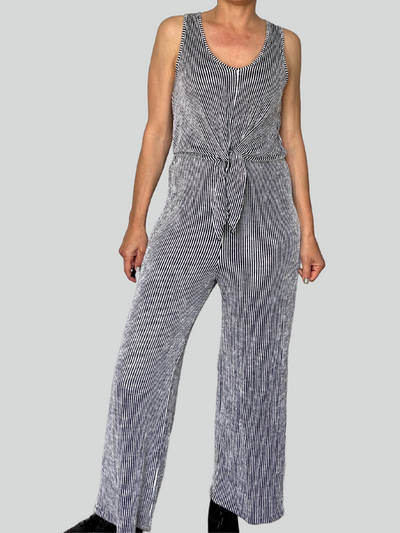 Vintage Striped Jumpsuit