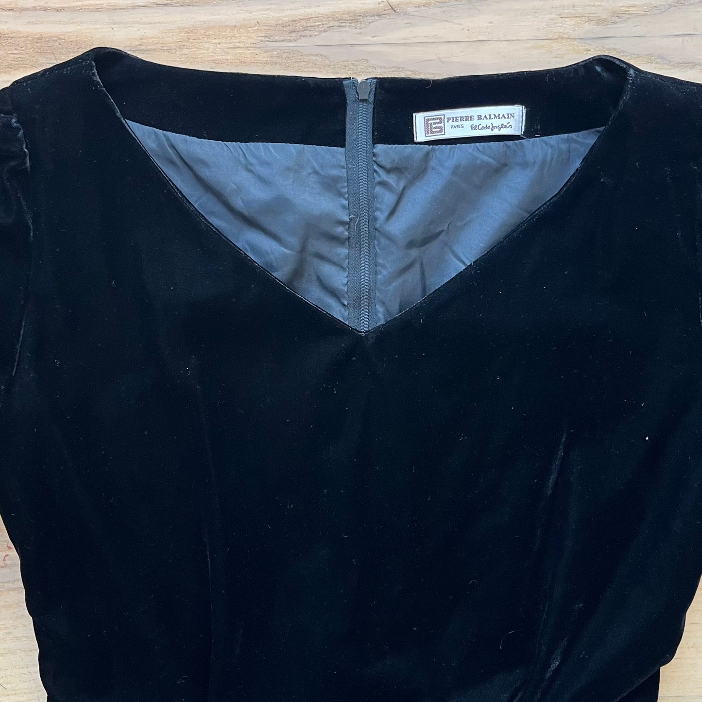 Pierre Balmain Vintage velvet Dress