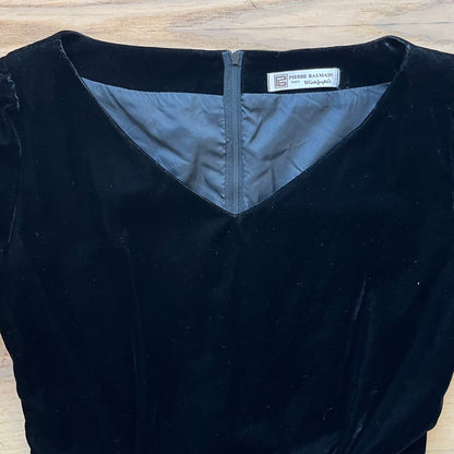 Pierre Balmain Vintage velvet Dress