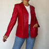 Vintage Red leather jacket