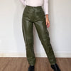 Green Leather trousers