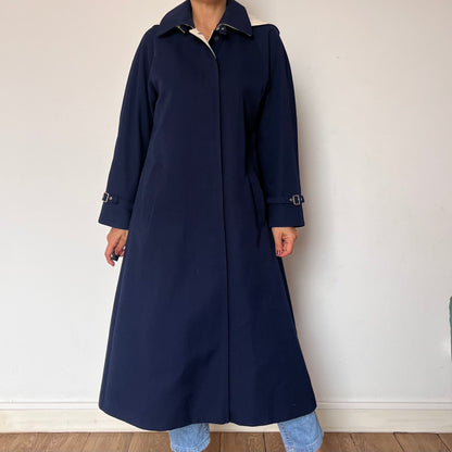 Vintage blue Trench Coat