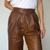 Brown Leather trousers