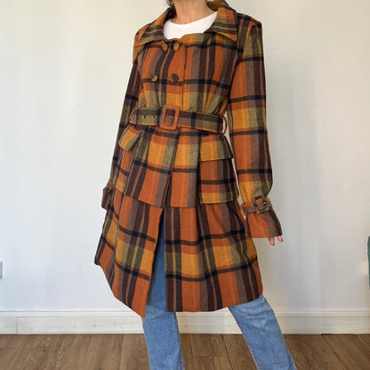 Vintage Plaid Coat by Lee Cooper