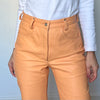 Coral Leather trousers