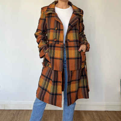 Vintage Plaid Coat by Lee Cooper