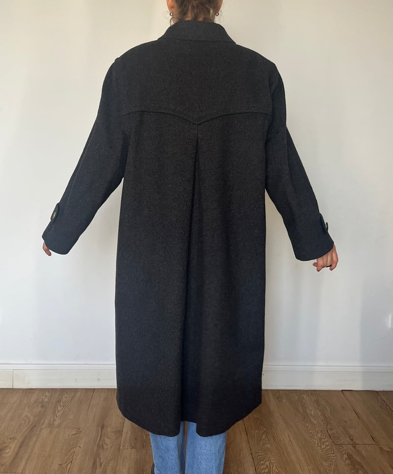 Vintage Austrian Wool Long Coat