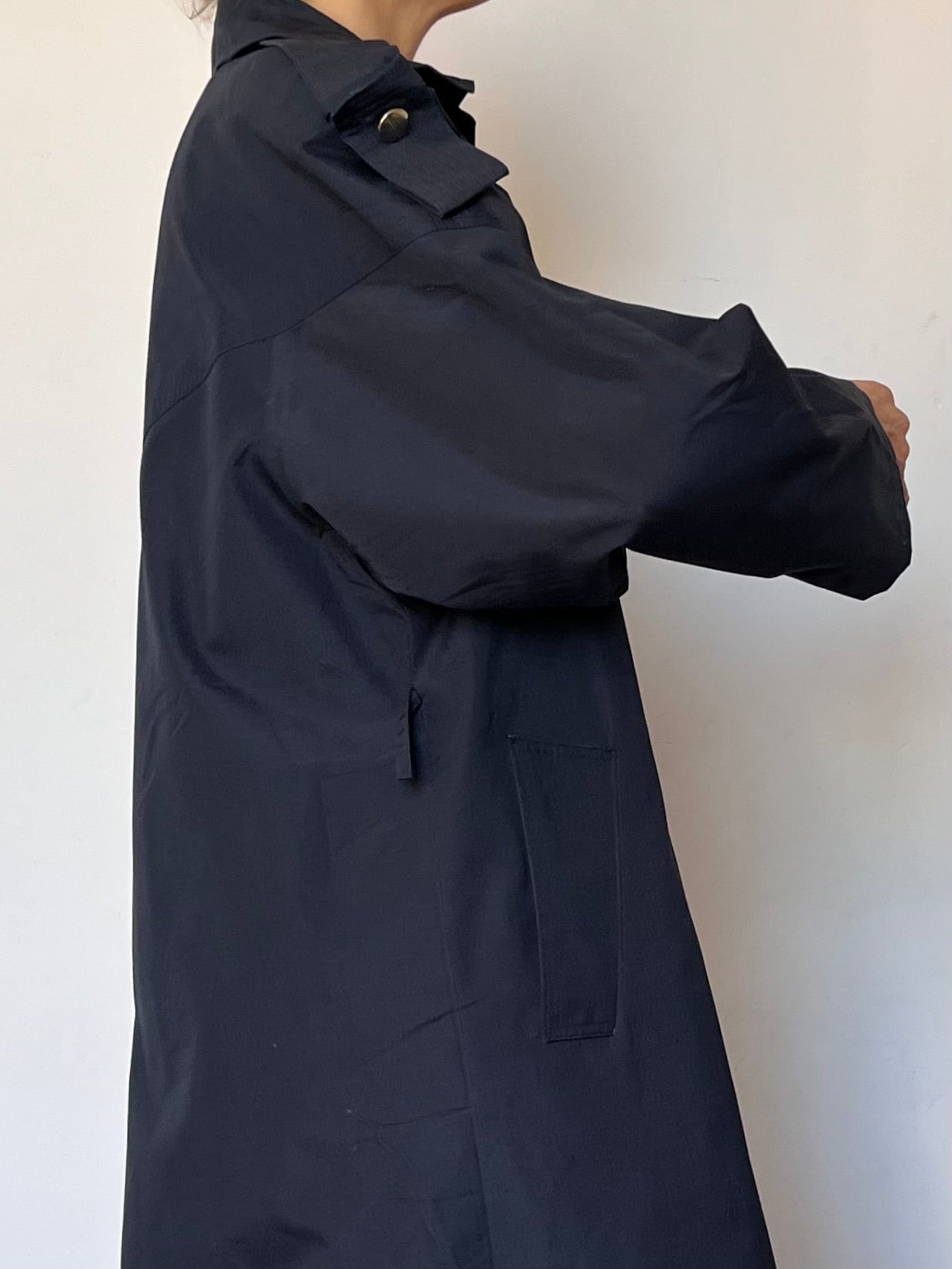 Vintage 1990s blue Trench Coat