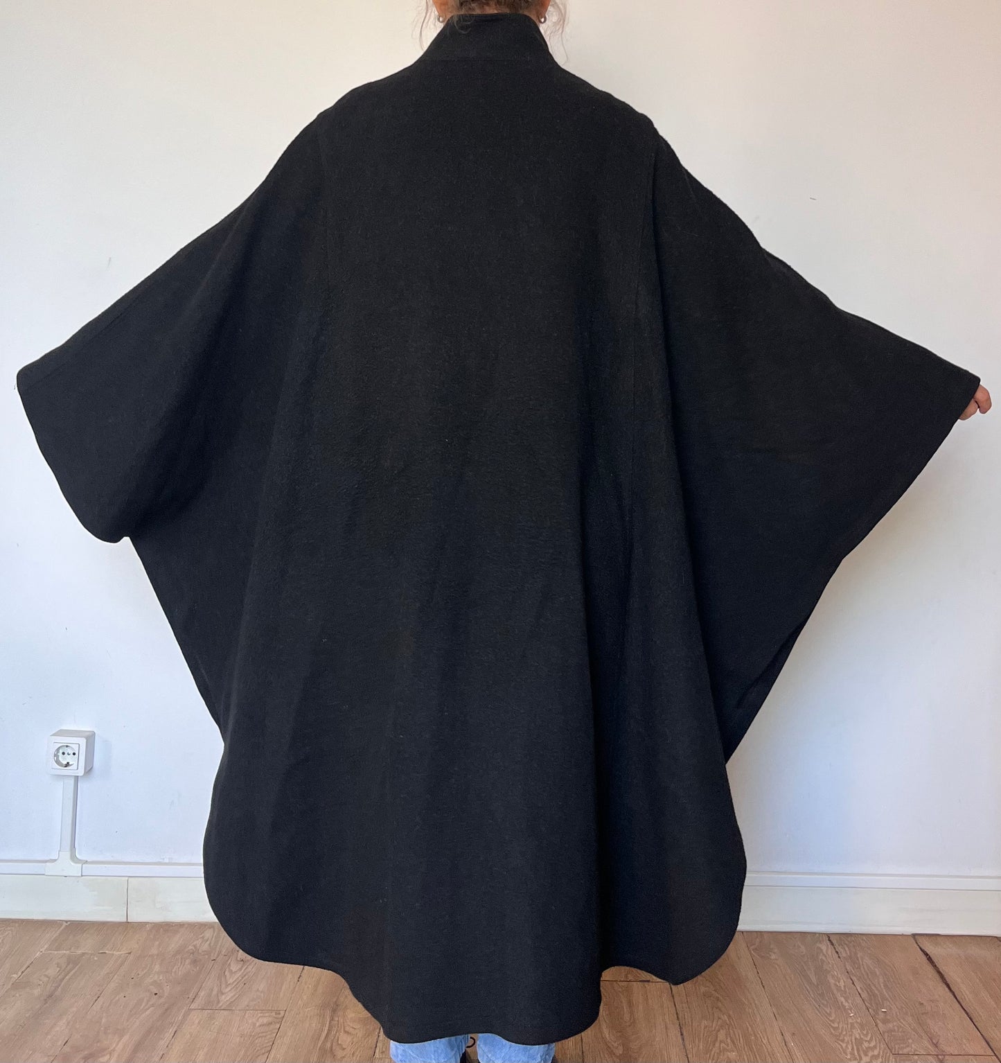 Vintage Wool Loden Cape