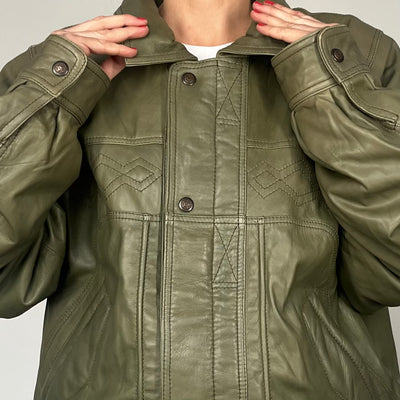 Vintage old stock green Bomber jacket