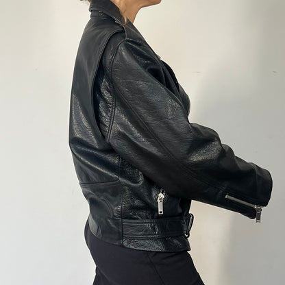 Vintage Motorcycle Biker leather jacket