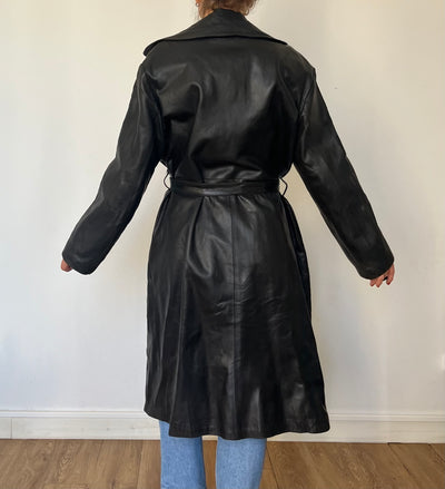 Vintage trench coat with belt