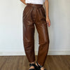 Brown Leather trousers