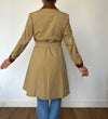 Vintage Trench Coat with belt & hood