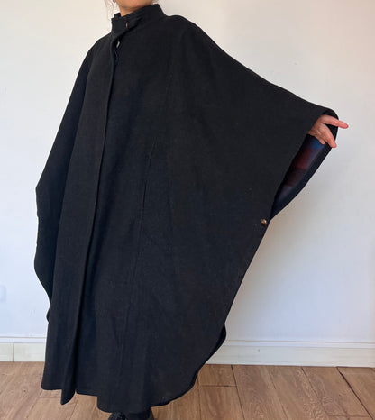 Vintage Wool Loden Cape