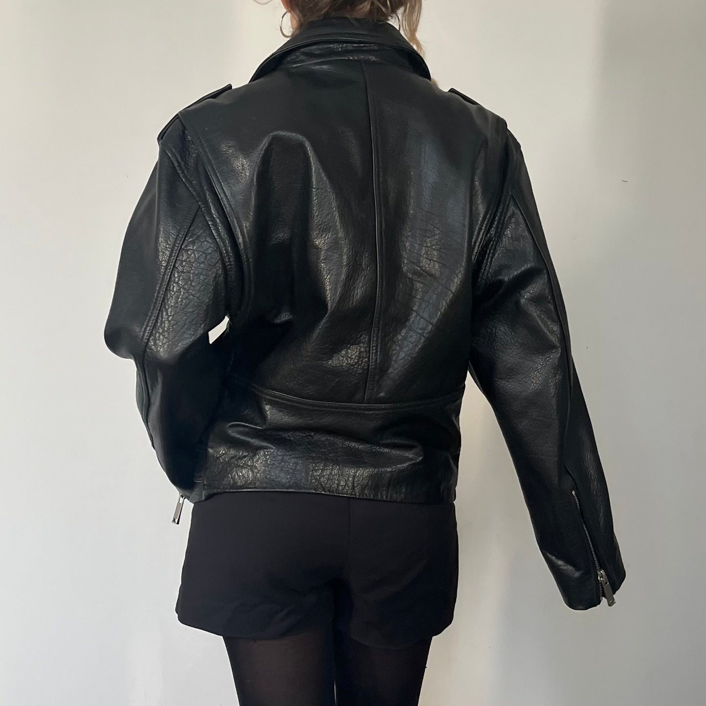 Vintage Motorcycle Biker leather jacket
