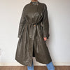 Vintage long trench coat with belt