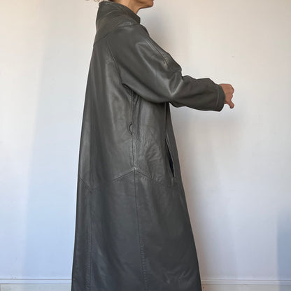 Vintage gray trench coat