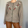 Vintage Austrian knitted cardigan