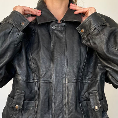 Vintage Bomber leather jacket