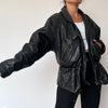 Vintage Black leather jacket