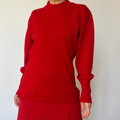 Vintage Two pieces Red Suit