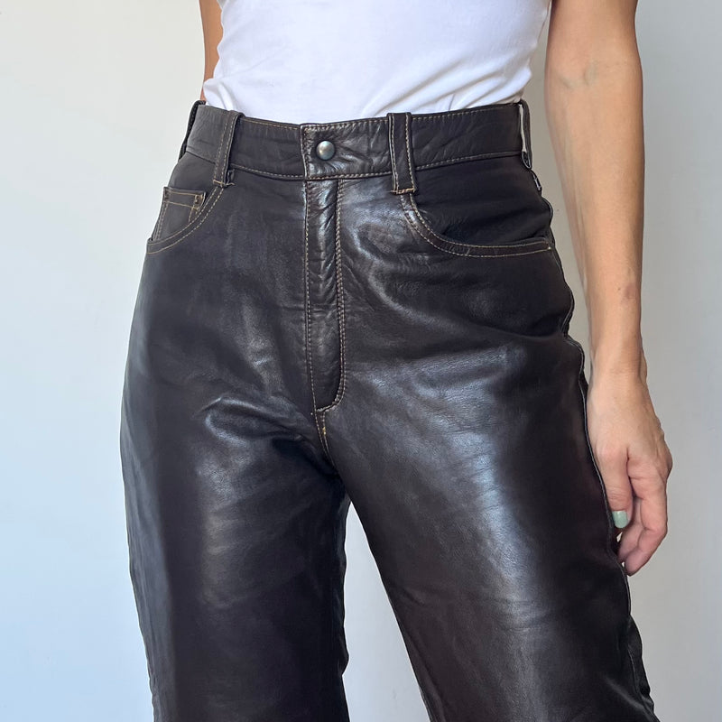 Brown Leather trousers