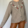 Vintage Austrian knitted cardigan