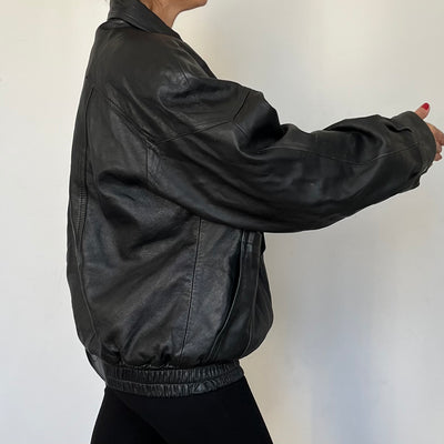 Vintage Bomber leather jacket