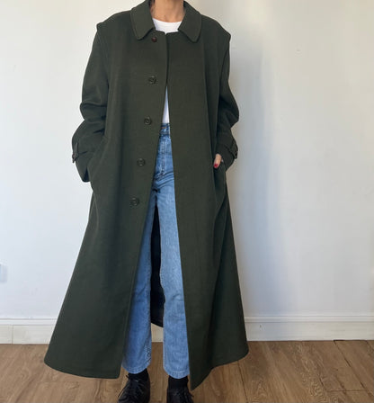 Vintage Austrian Wool Long Coat by Aquila