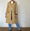 Vintage Trench Coat with belt & hood